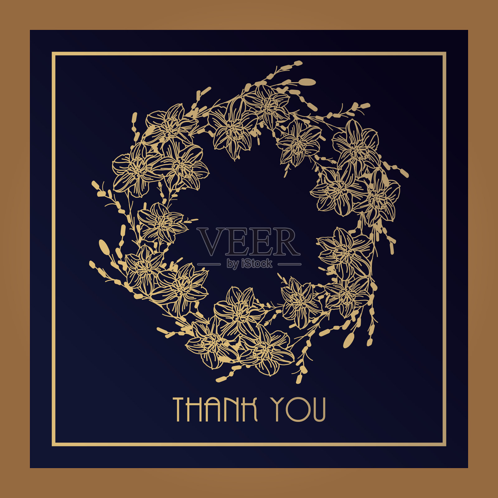 花圈激光切割和打印插画图片素材