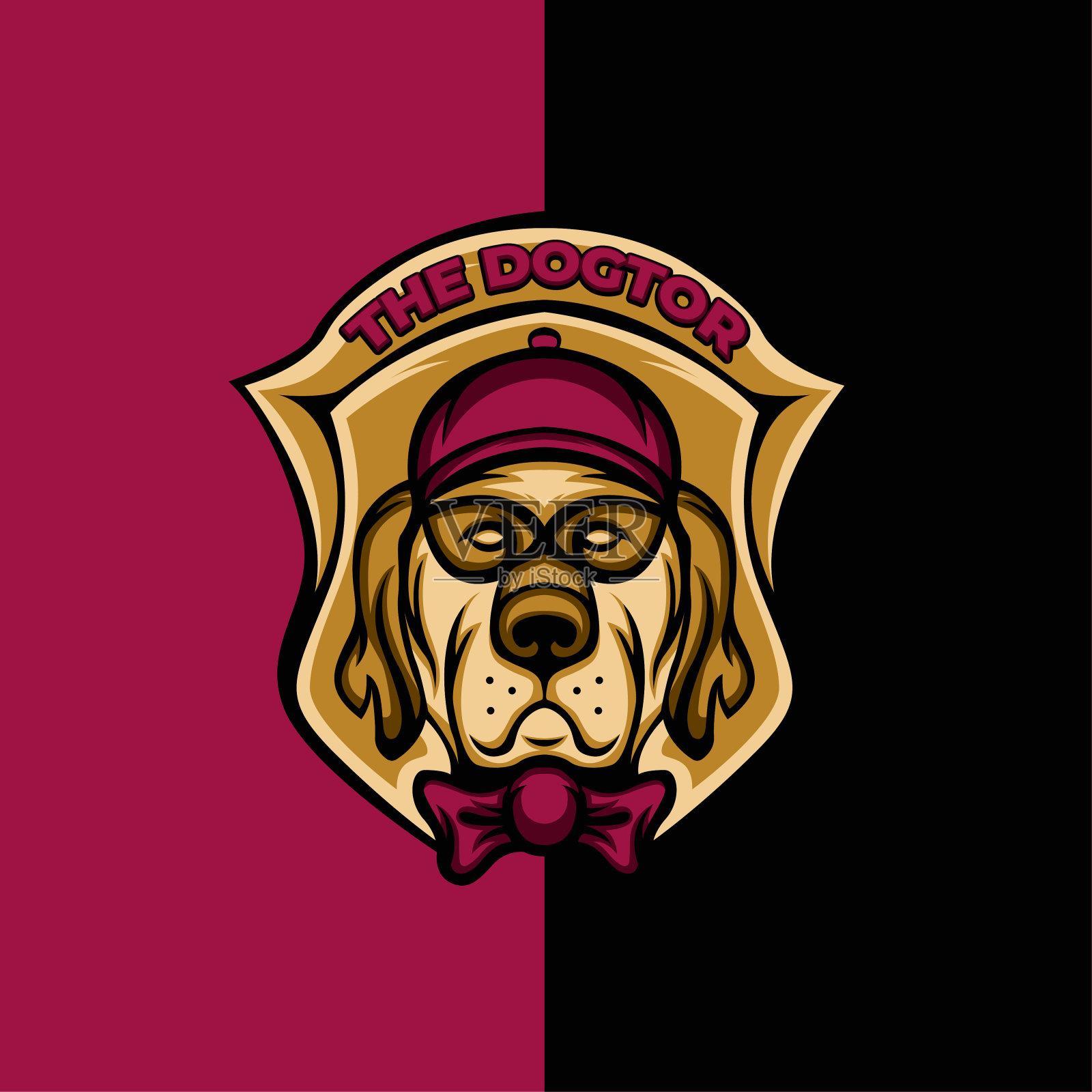 Dogtor的吉祥物插画图片素材