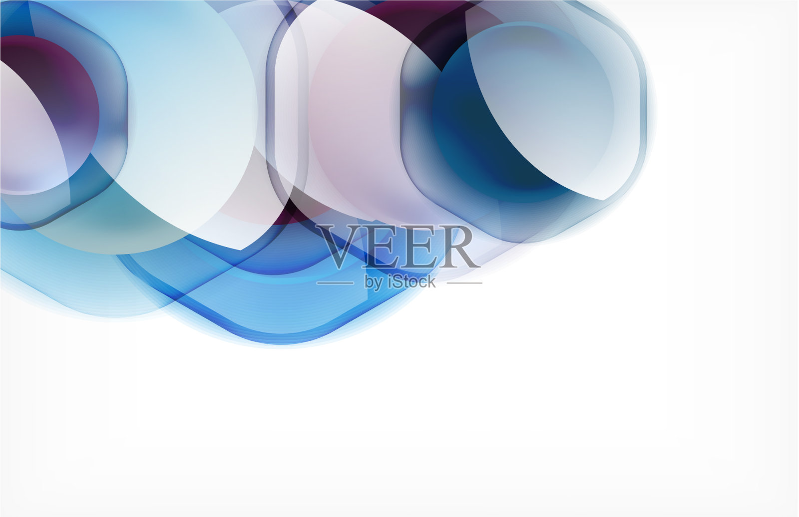 抽象背景-玻璃光泽透明插画图片素材