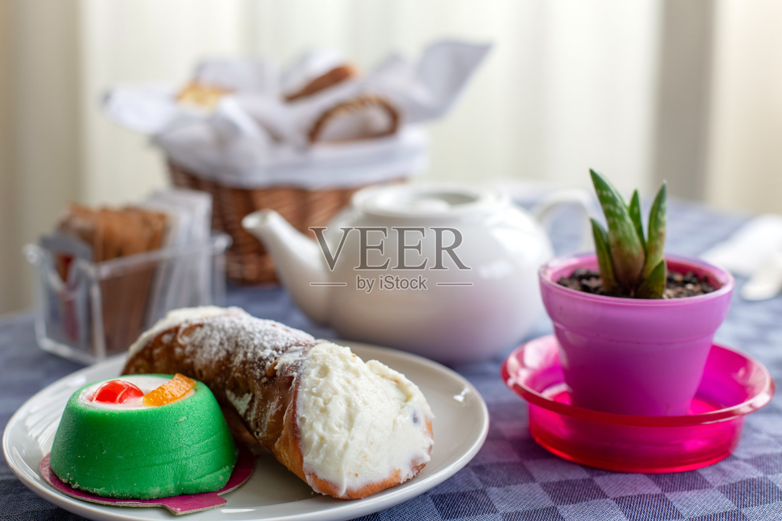 桌上食物的特写镜头照片摄影图片