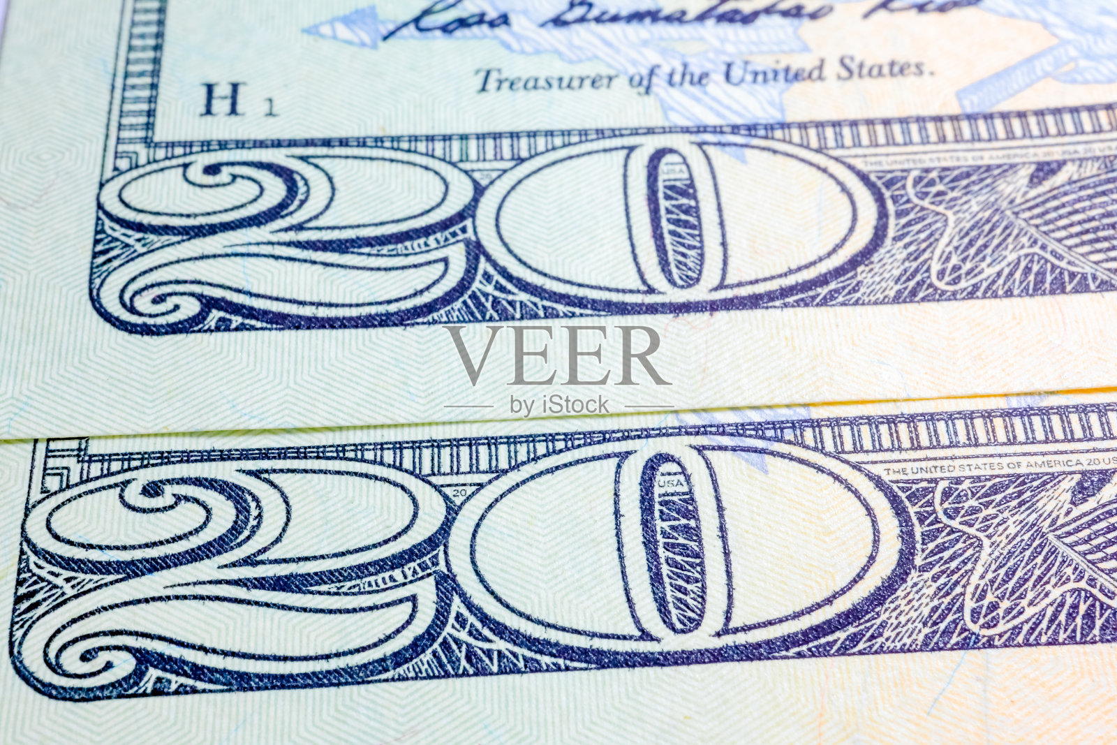 2020年新年以美元宏观形式发行照片摄影图片