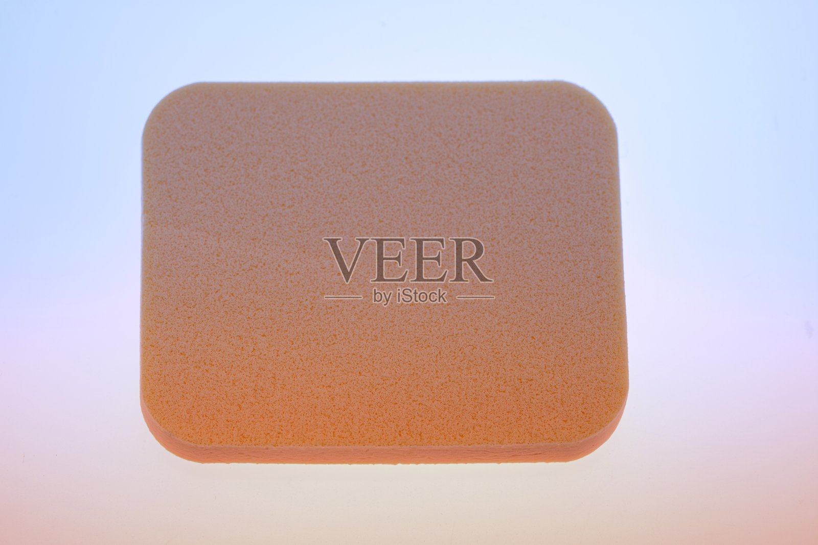 化妆用的粉扑照片摄影图片