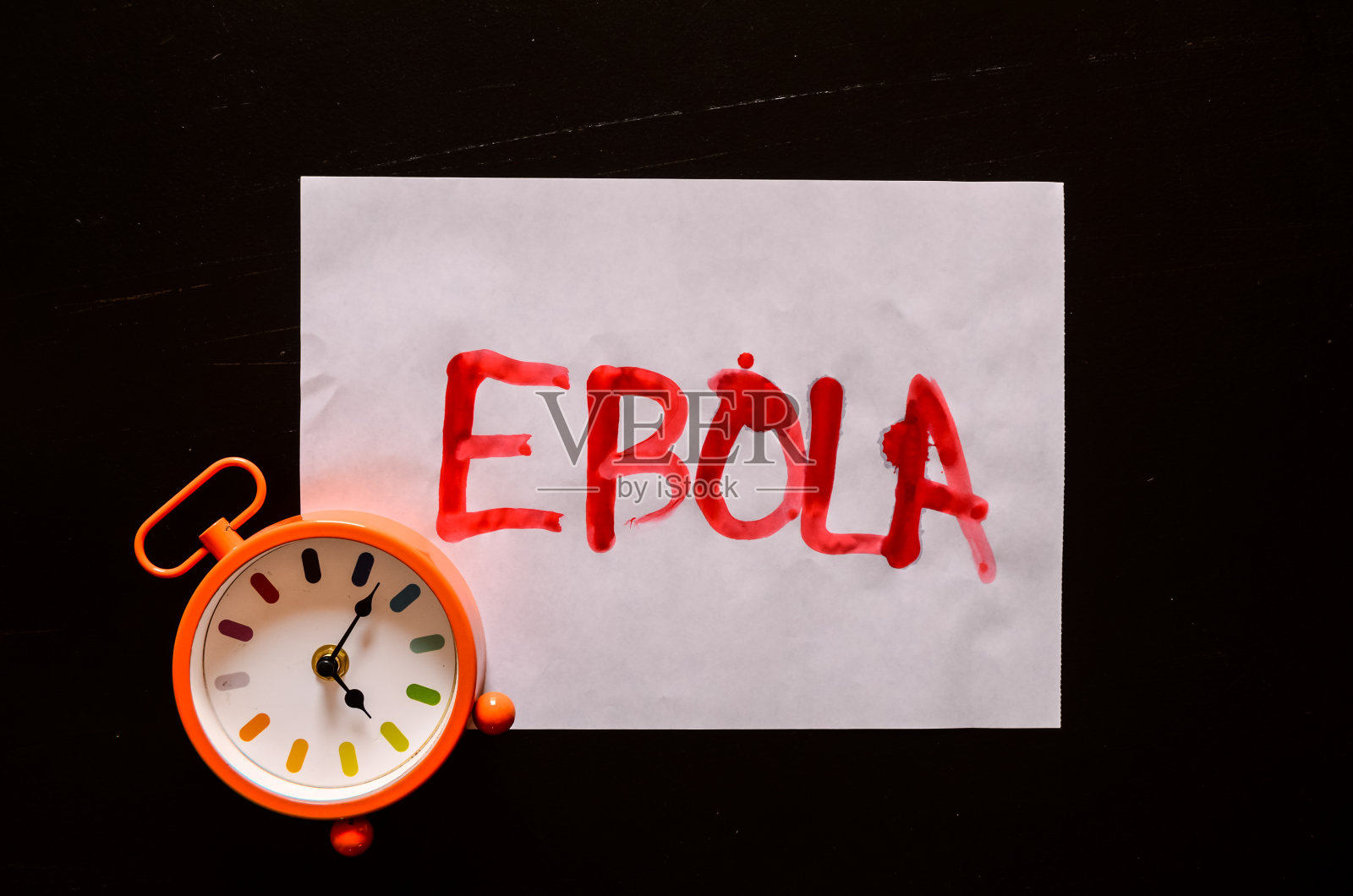 词埃博拉文本照片摄影图片