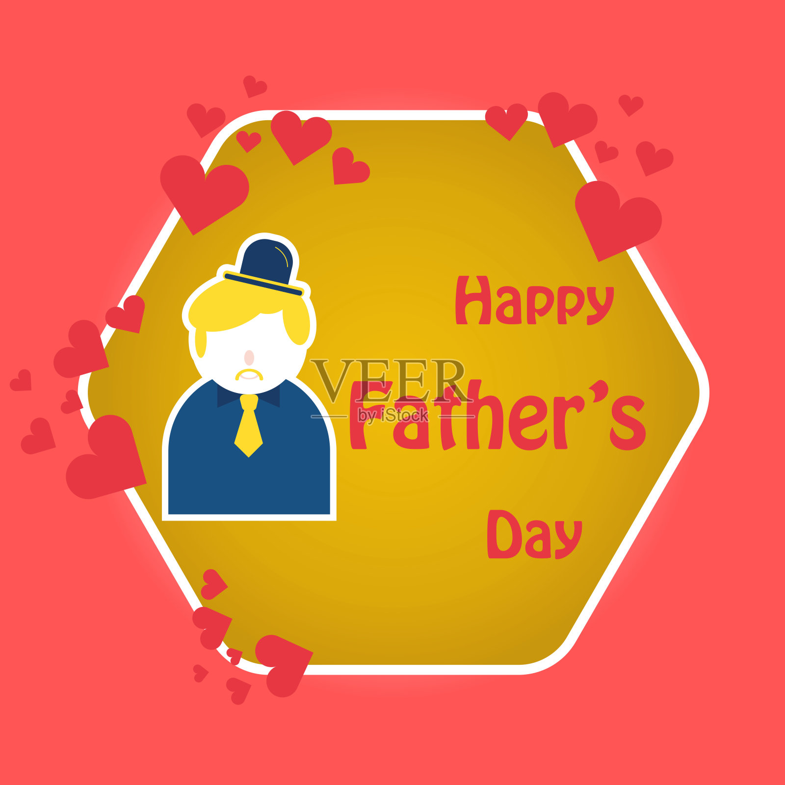 父亲节庆祝股票插图插画图片素材