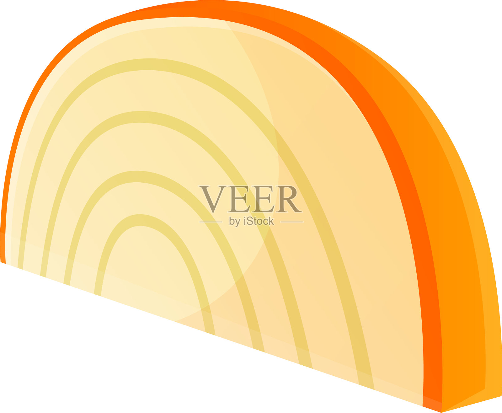 黄洋葱图标卡通风格设计元素图片