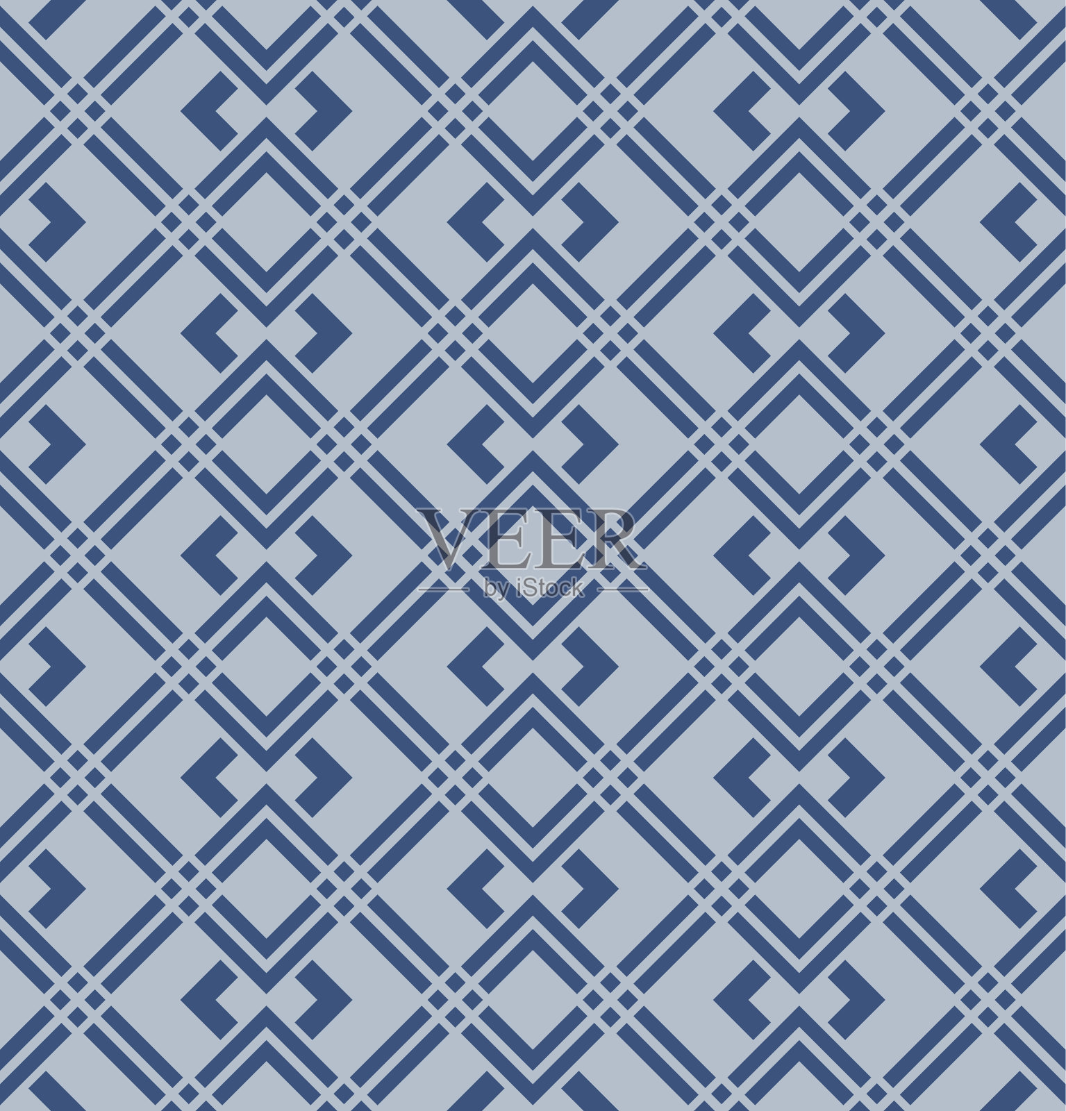 日本方形编织矢量无缝图案插画图片素材