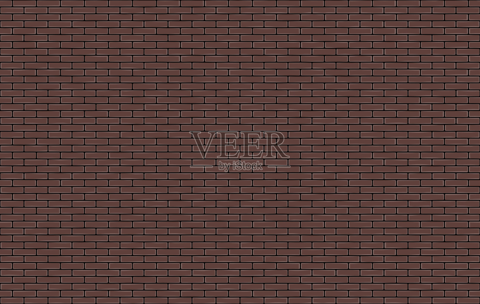 褐色砖墙纹理。插画图片素材