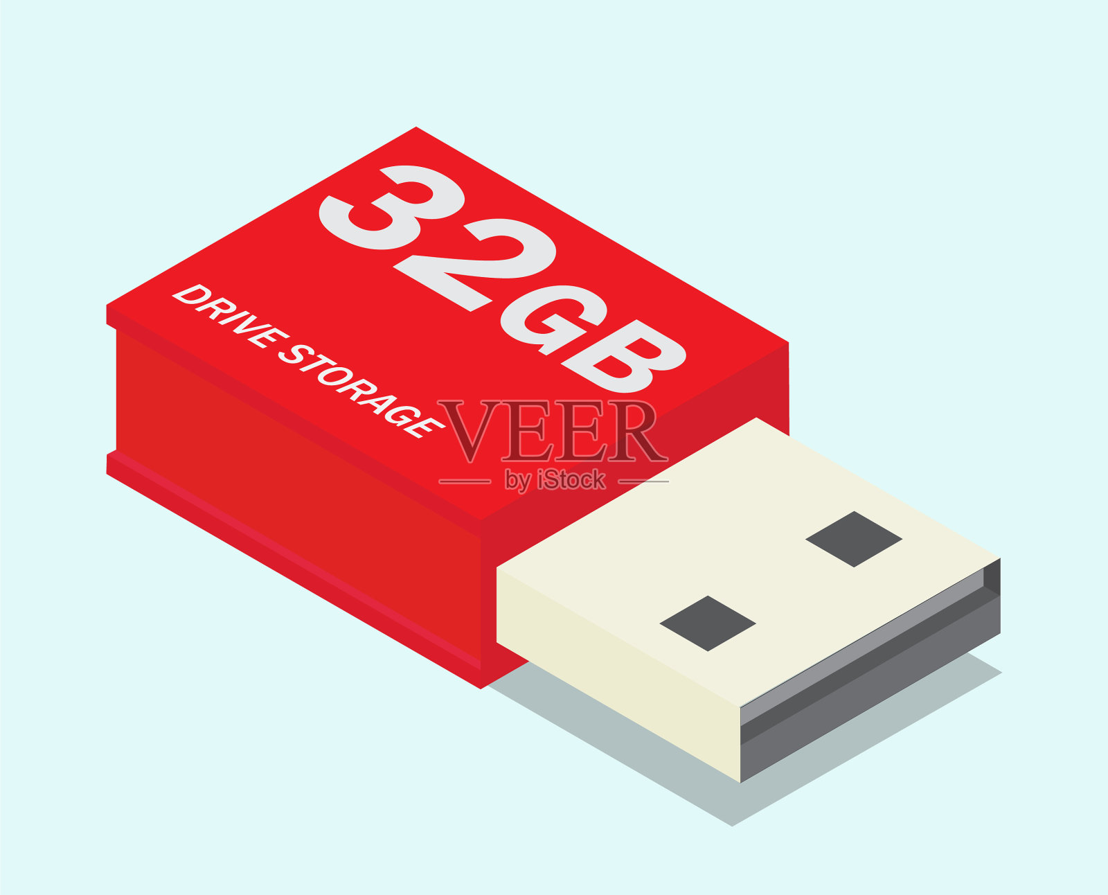 u盘设计插画图片素材