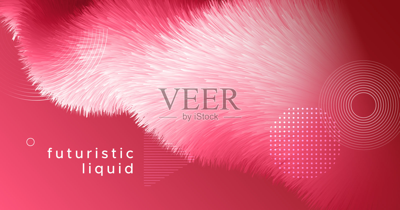 流动流体。3d覆盖。红色图形壁纸。插画图片素材