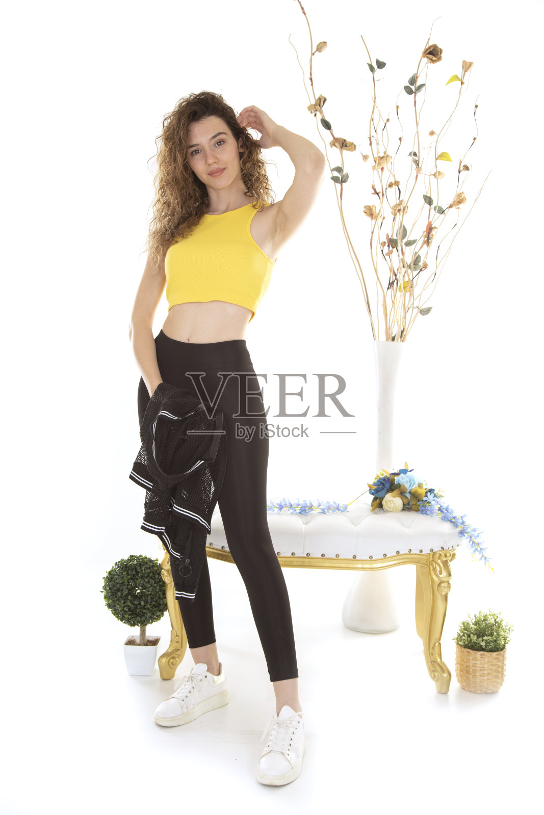 美丽的女孩肖像照片摄影图片