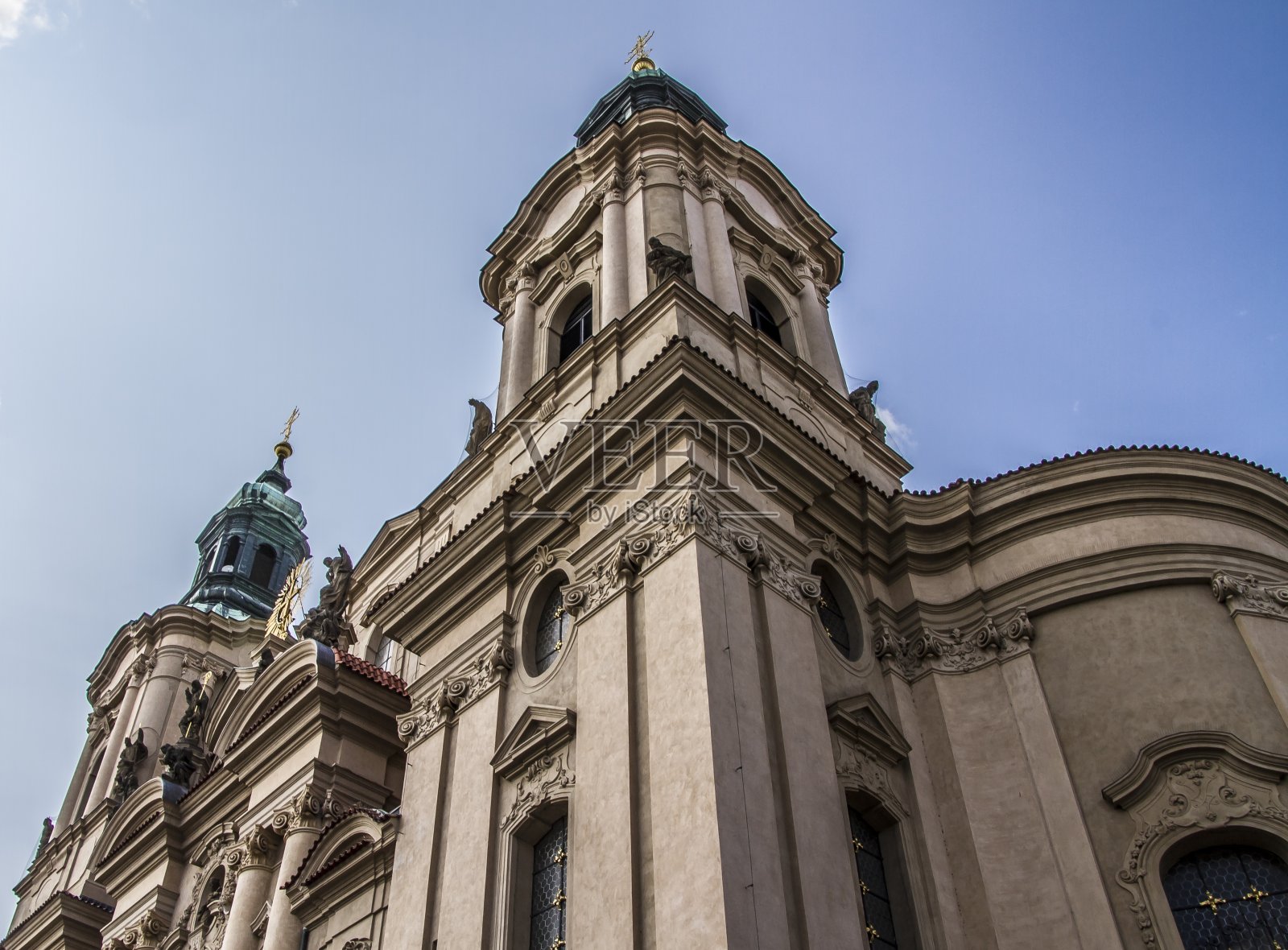 布拉格城:一般射击。照片摄影图片