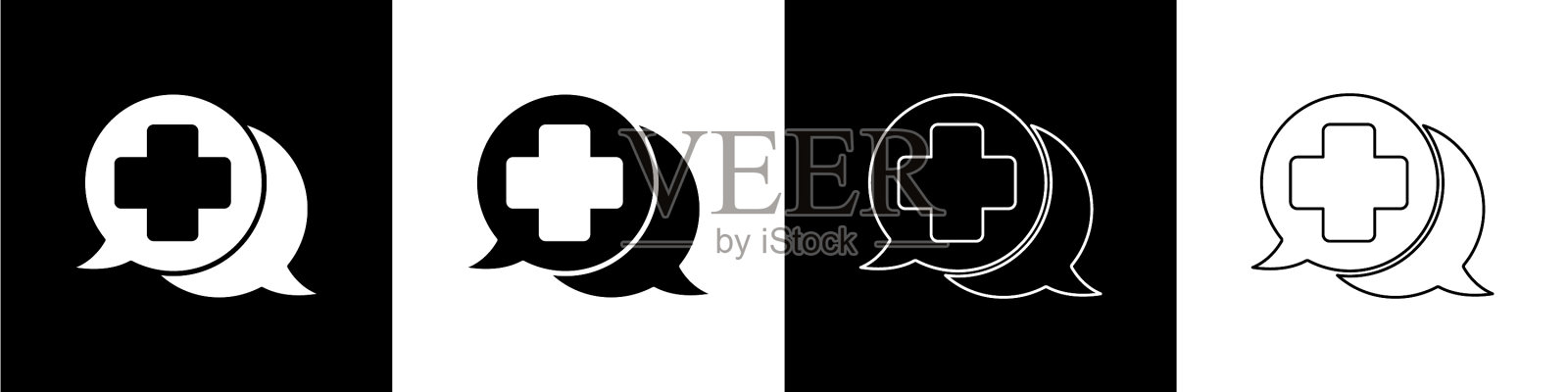 设置对话与医生图标隔离图标素材