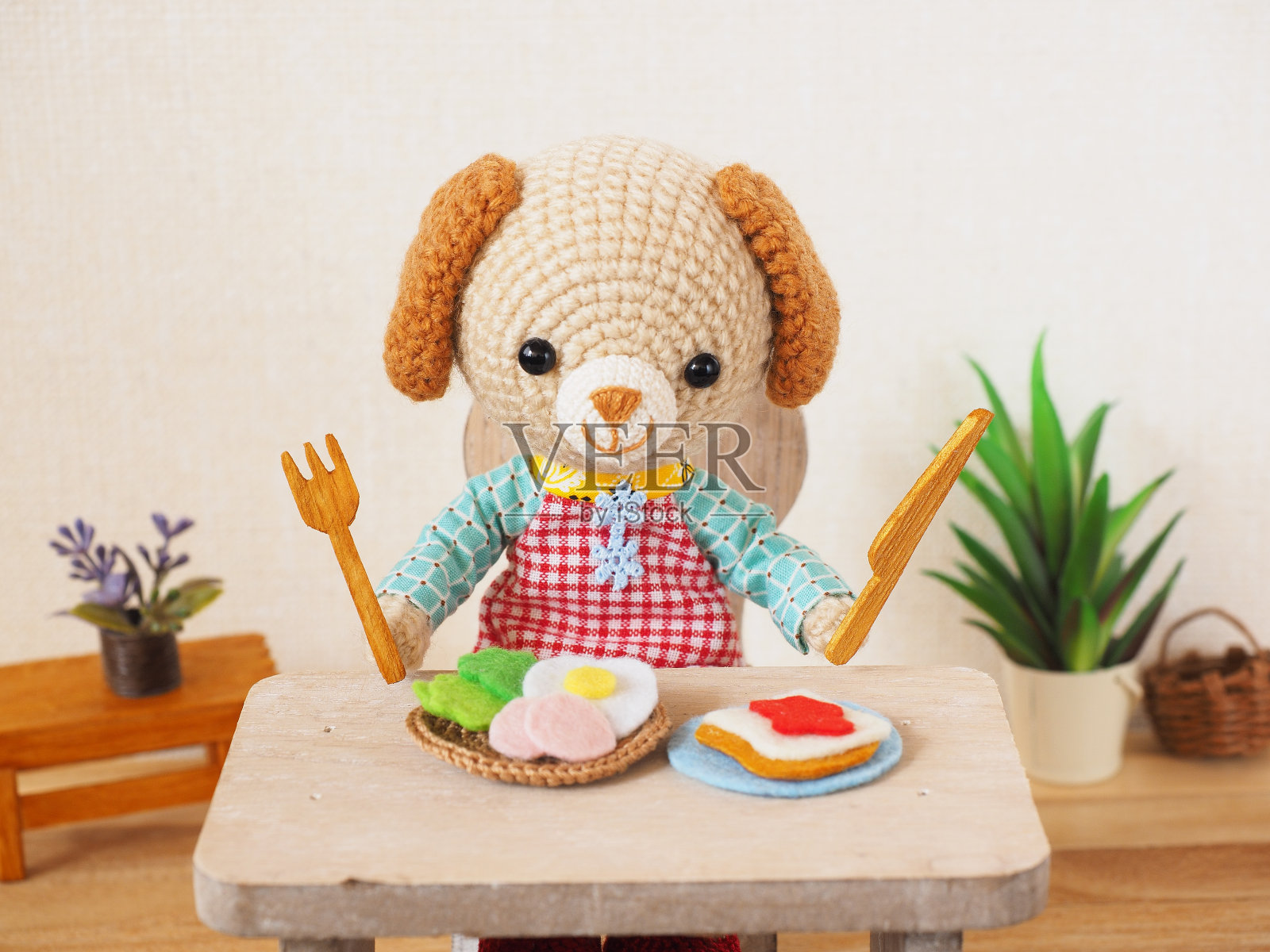 可爱的小动物插画图片素材