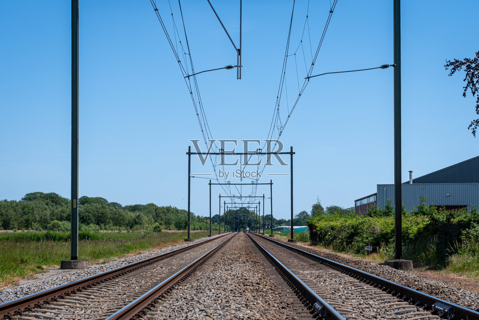 空的铁轨照片摄影图片