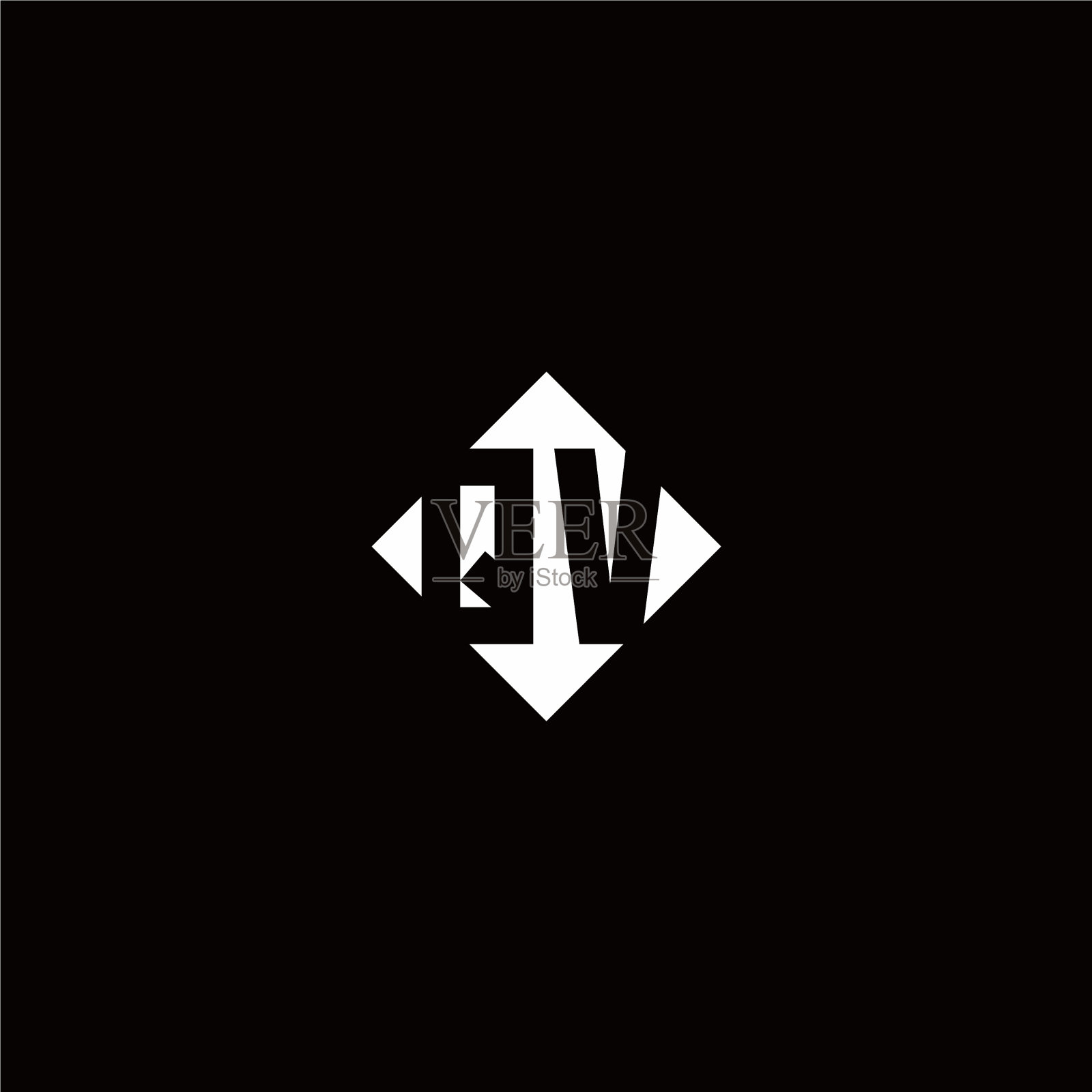 徽标设计采用菱形方形插画图片素材