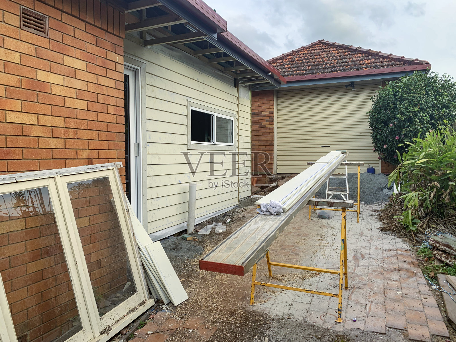 住宅建设改造照片摄影图片