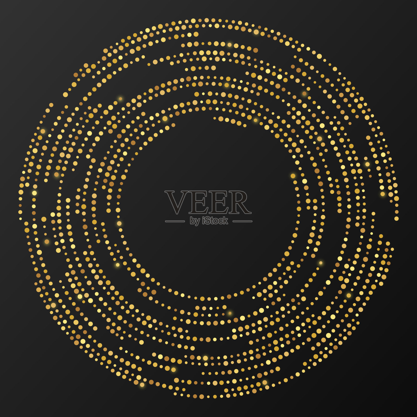 黑底轻绘特写插画图片素材