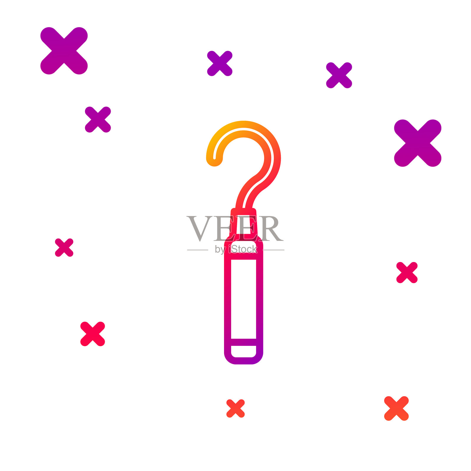 颜色线牙齿explorer scaler牙齿图标插画图片素材