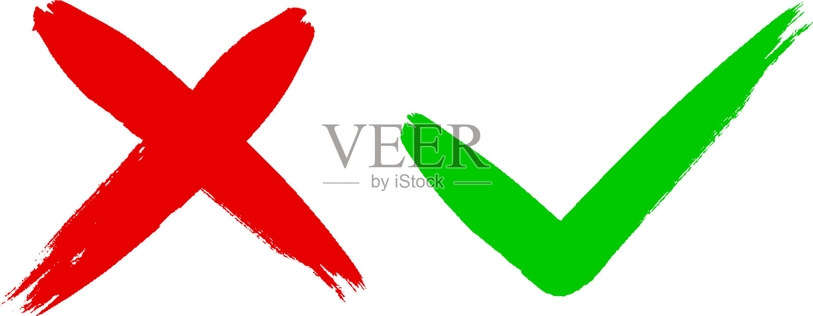 两个肮脏的脏手用画笔画的图标素材