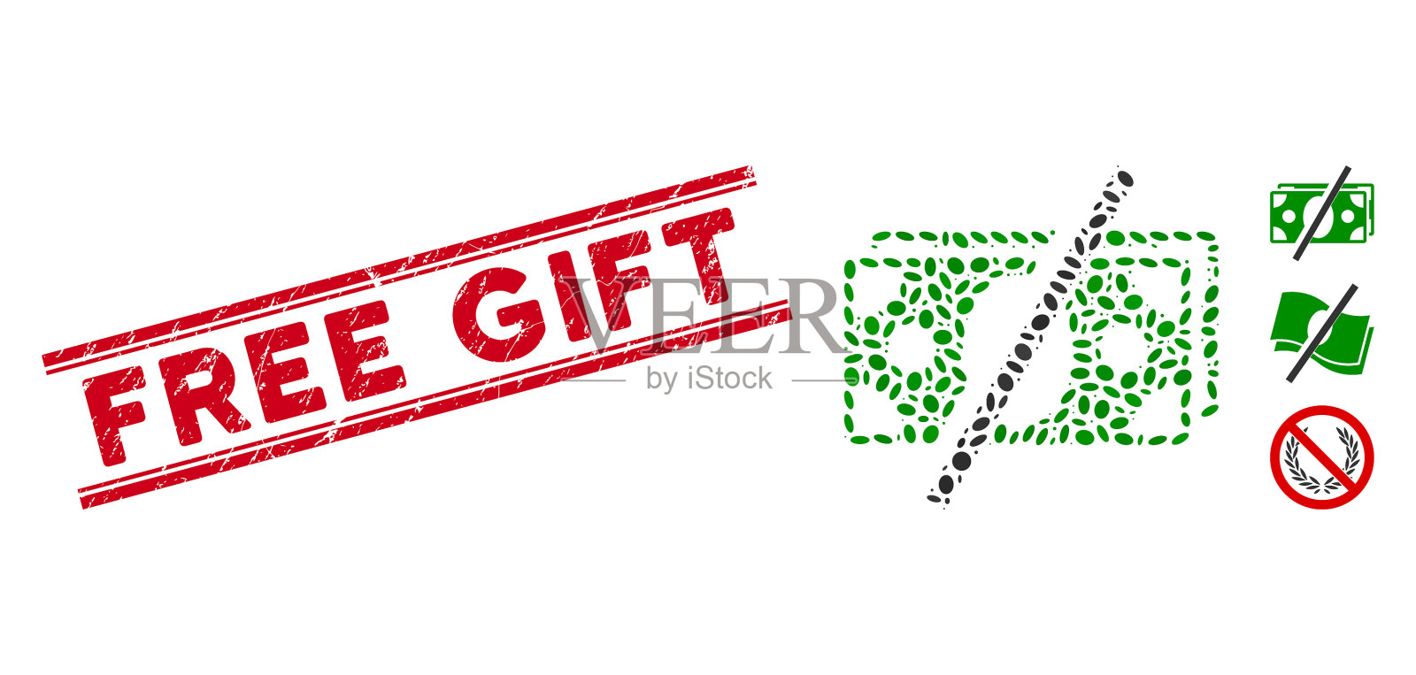 刮免费赠品线印章和拼贴免费插画图片素材