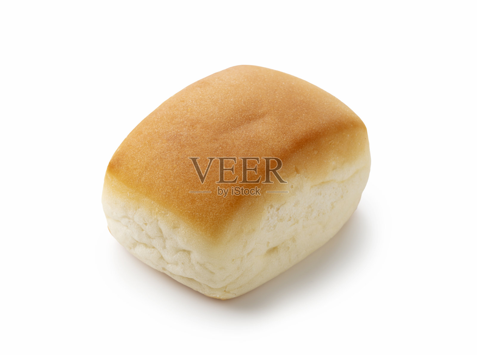 白色背景上的晚餐卷照片摄影图片