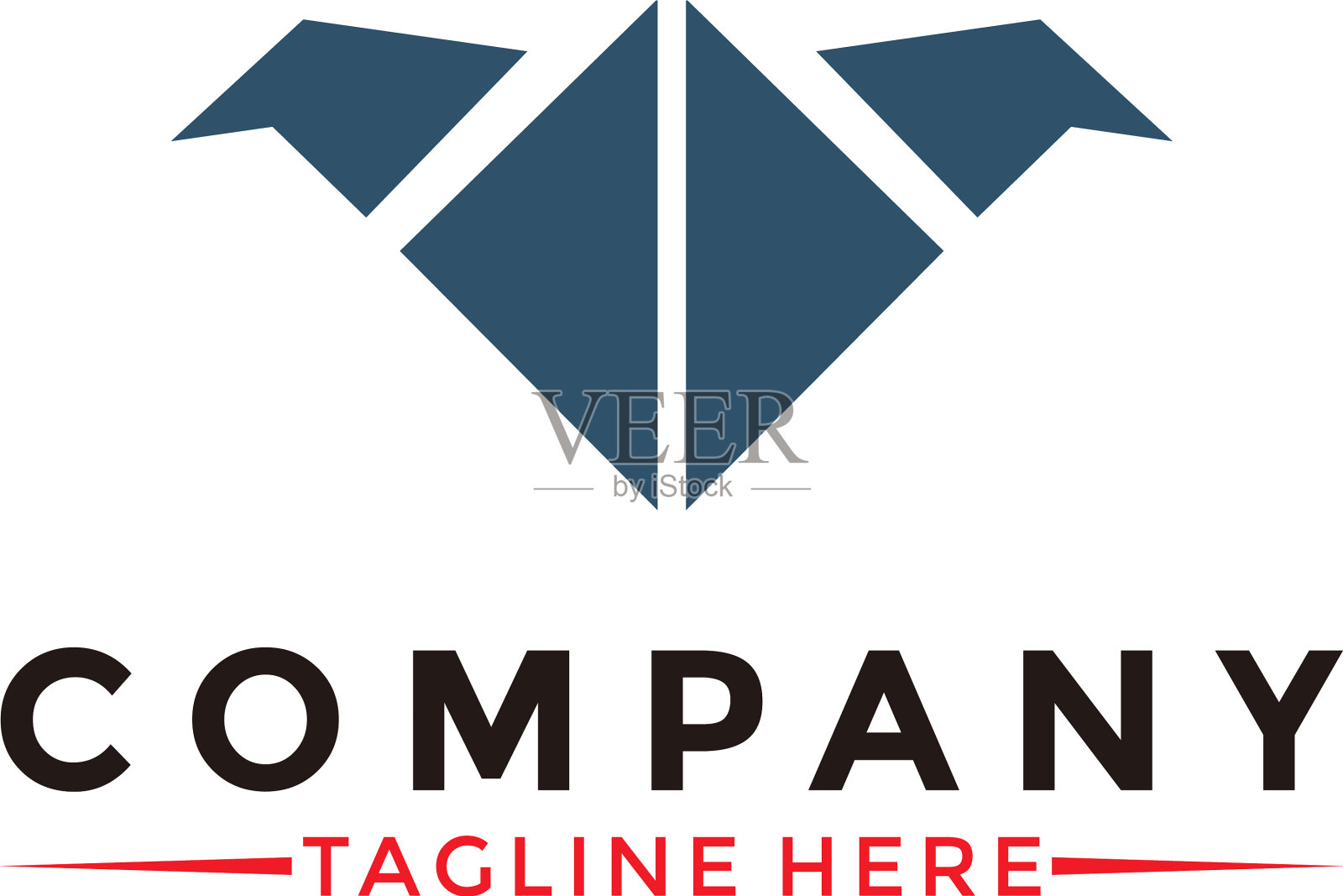 猎鹰鸟标志模板设计插画图片素材