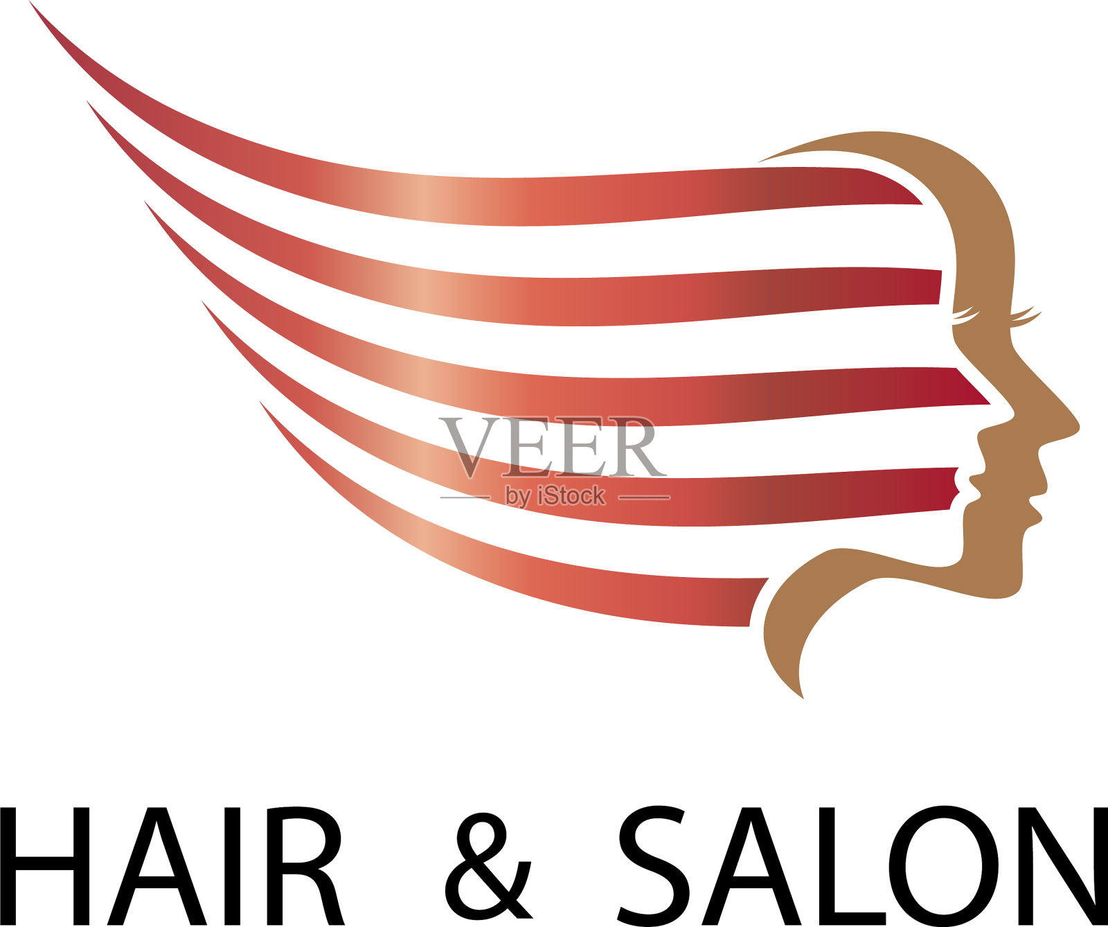 美发沙龙的图标插画图片素材