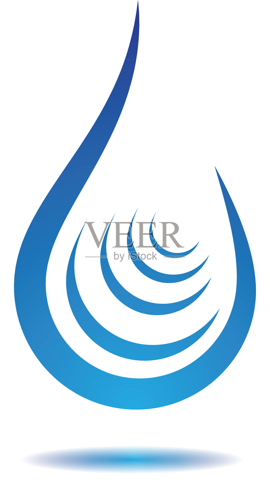 水滴图标设计元素图片