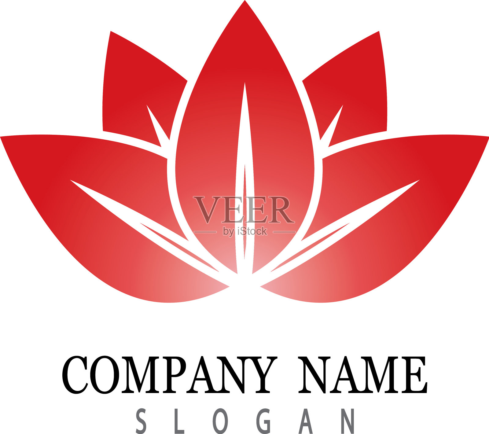 莲花象征图标插画图片素材