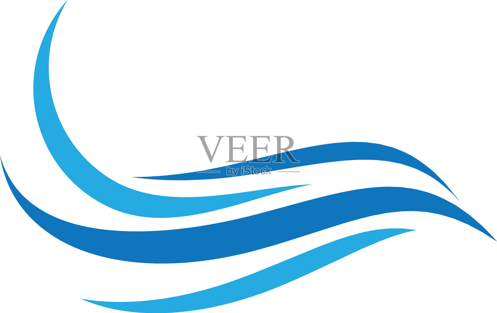 水波图标设计元素图片