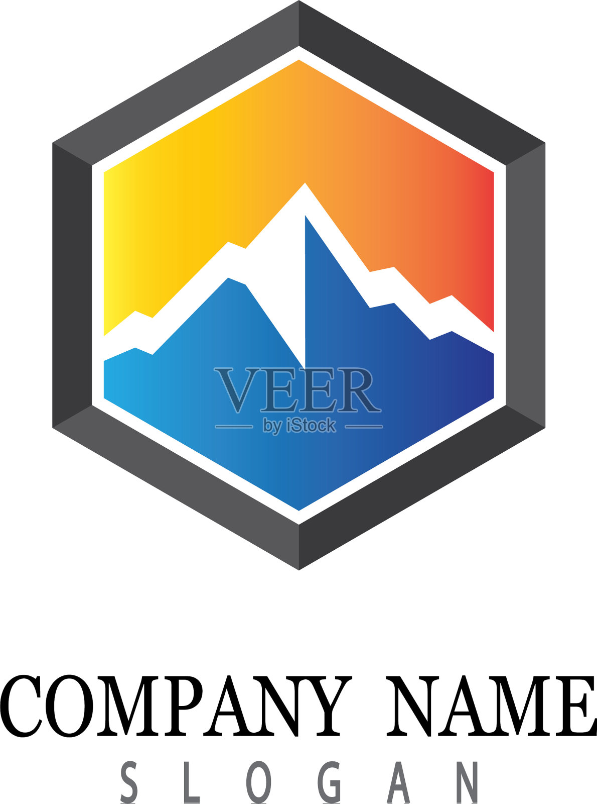 山图标插画图片素材