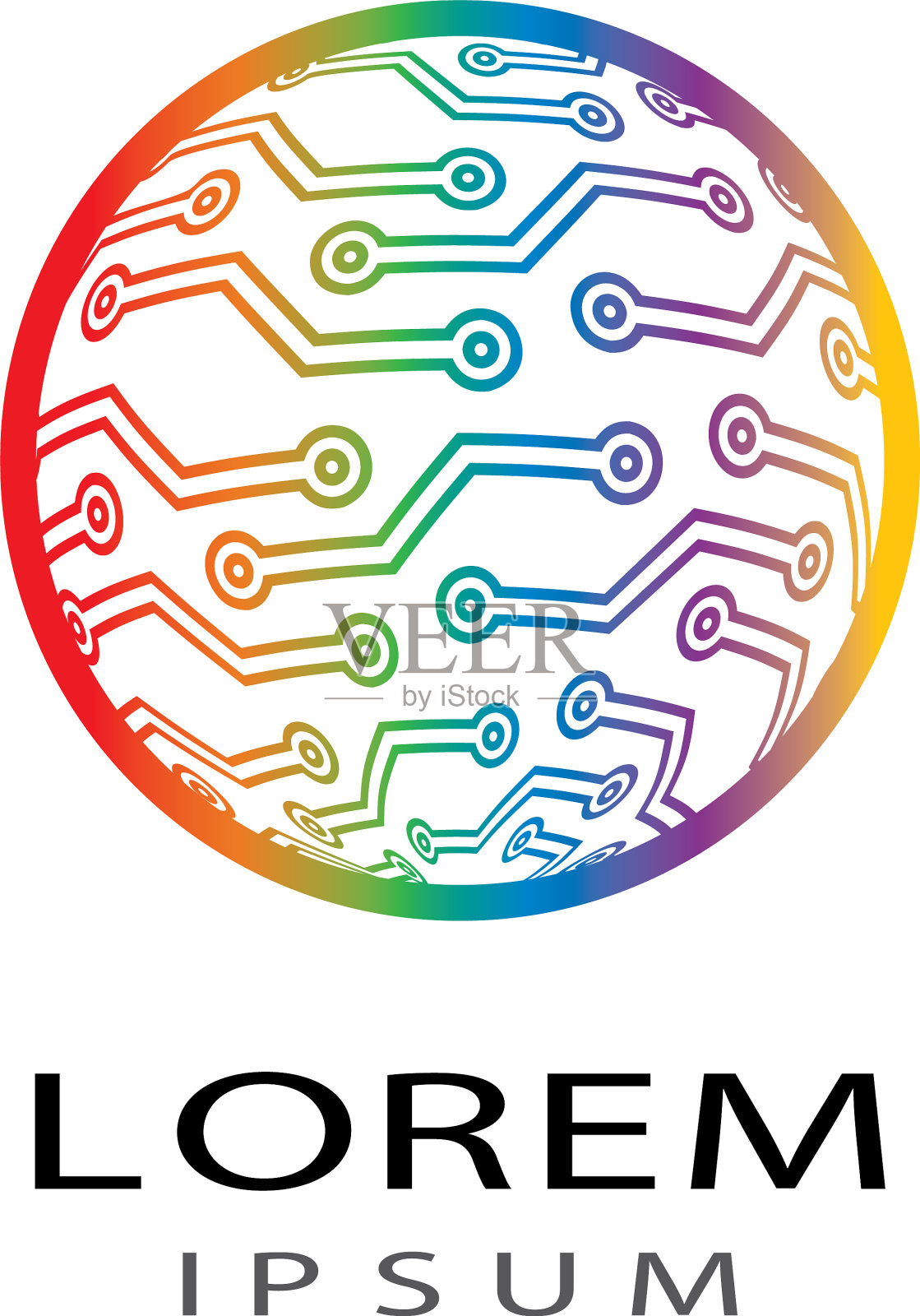 科技图标插画图片素材