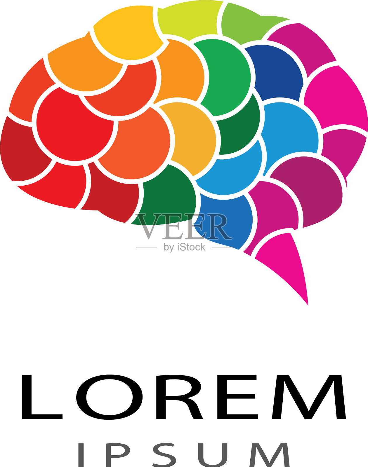 大脑符号图标插画图片素材