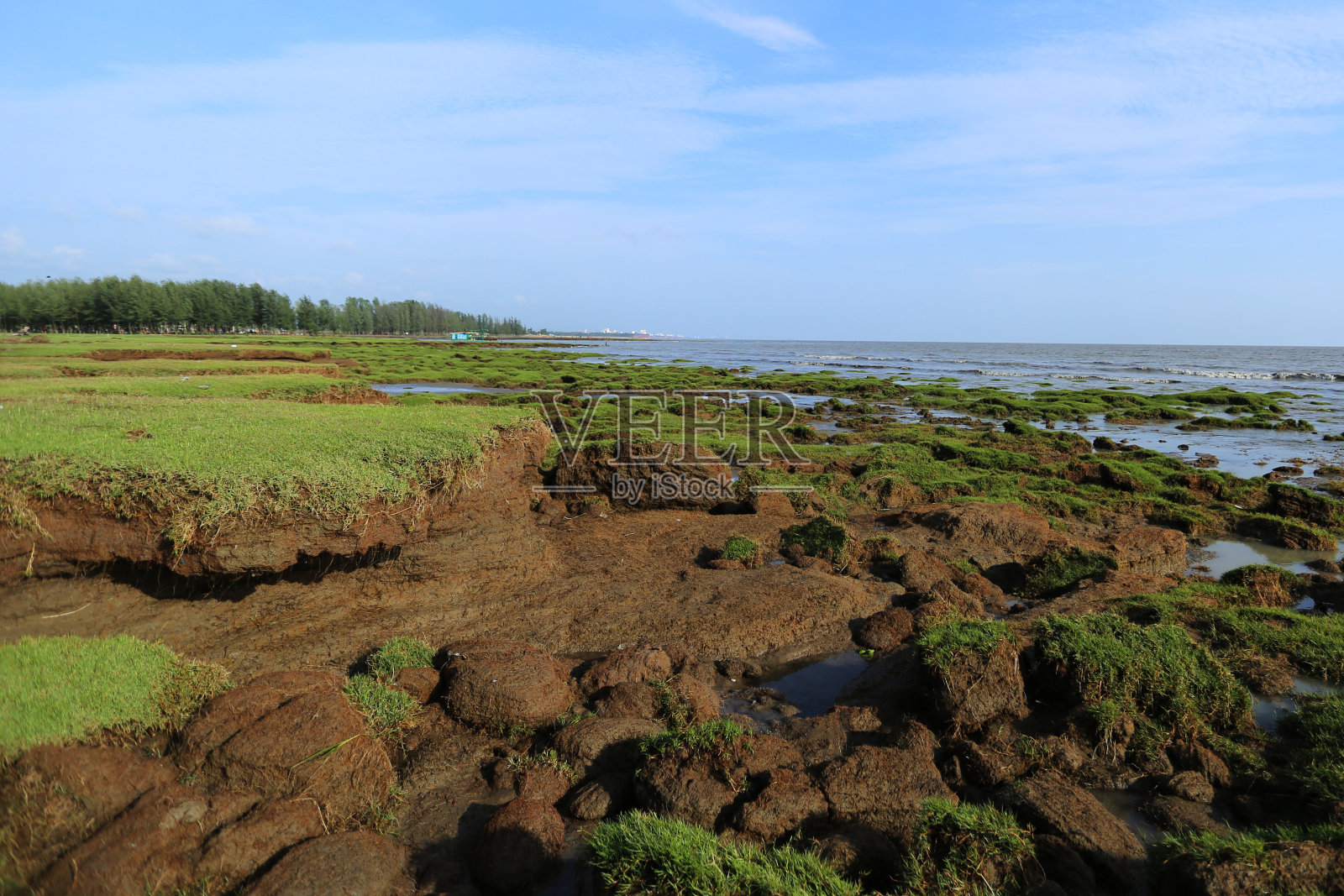芭什巴利亚海滩，一个美丽和自然的宁静征服了嘈杂的心灵，强迫自己享受每一点。照片摄影图片
