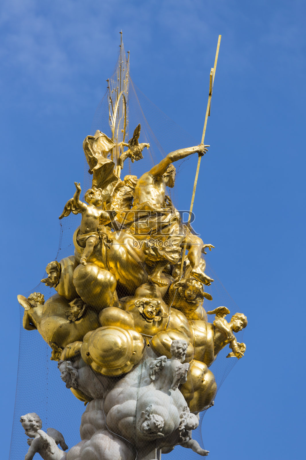 金顶瘟疫柱，维也纳，奥地利照片摄影图片