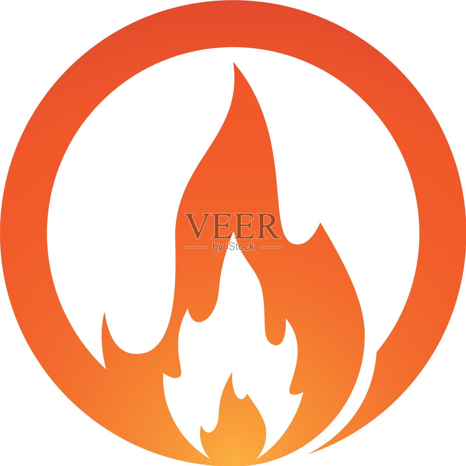 火象征图标设计元素图片