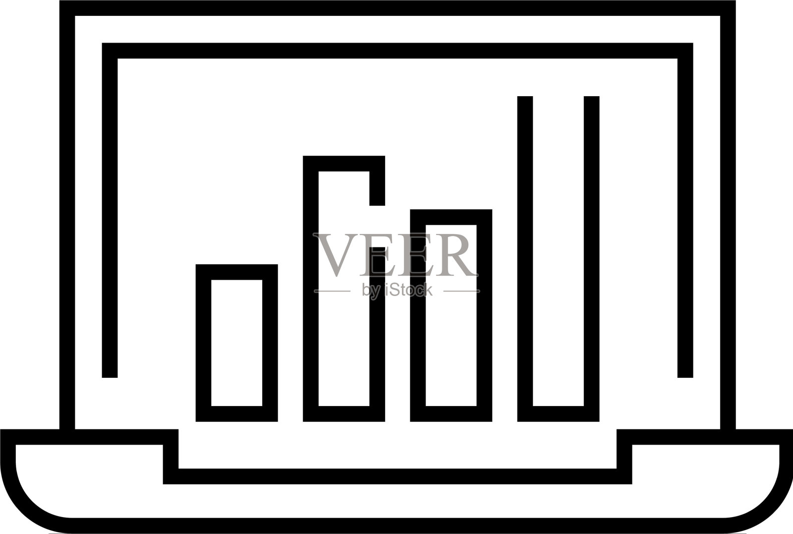 计算机信息图形线图标概念标志图标素材