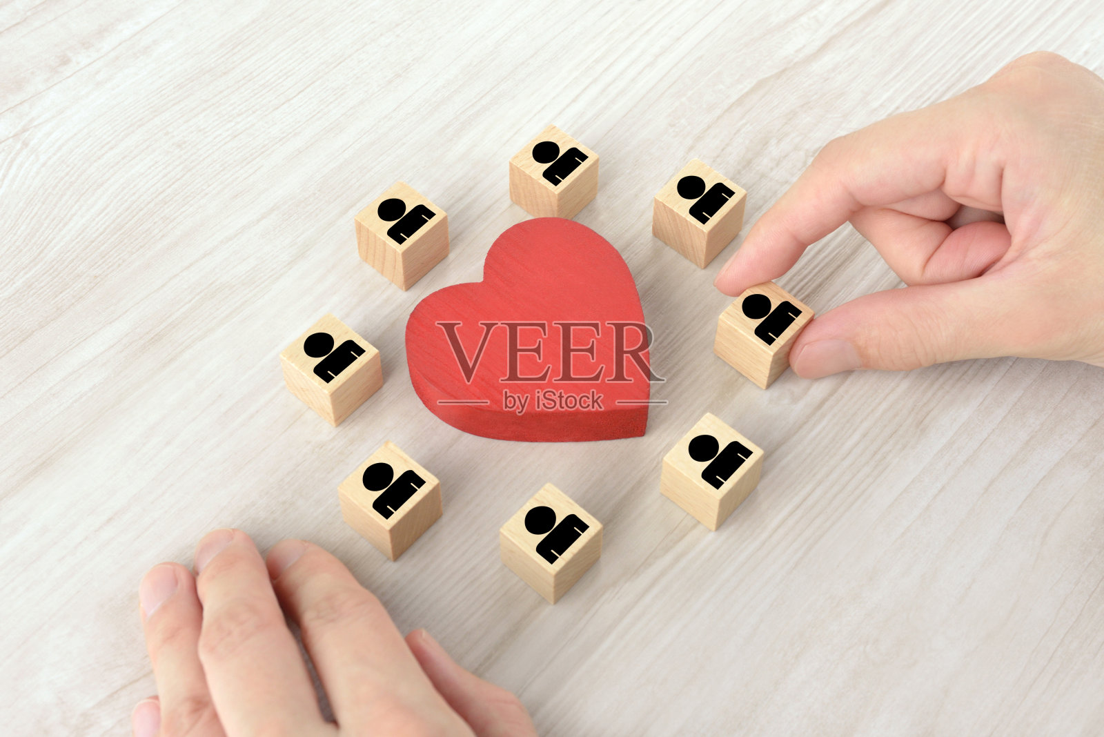 良好的团队合作和人际关系形象照片摄影图片