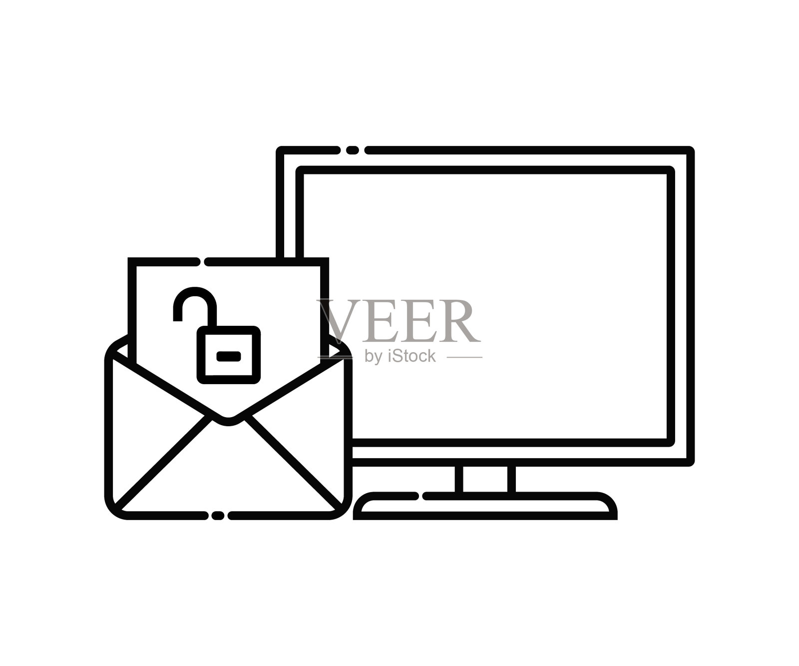 计算机行图标与应用程序插画图片素材