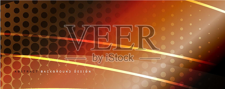 闪光玻璃抽象波浪背景动态插画图片素材