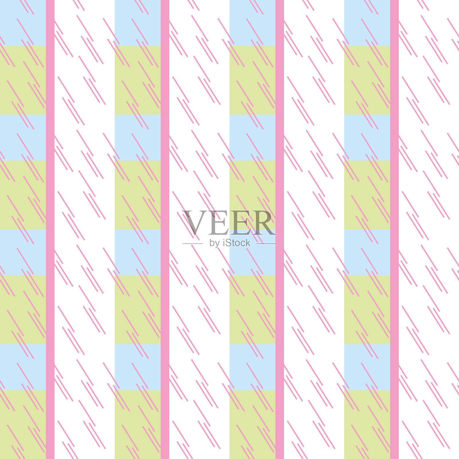 抽象无缝彩色几何图案插画图片素材