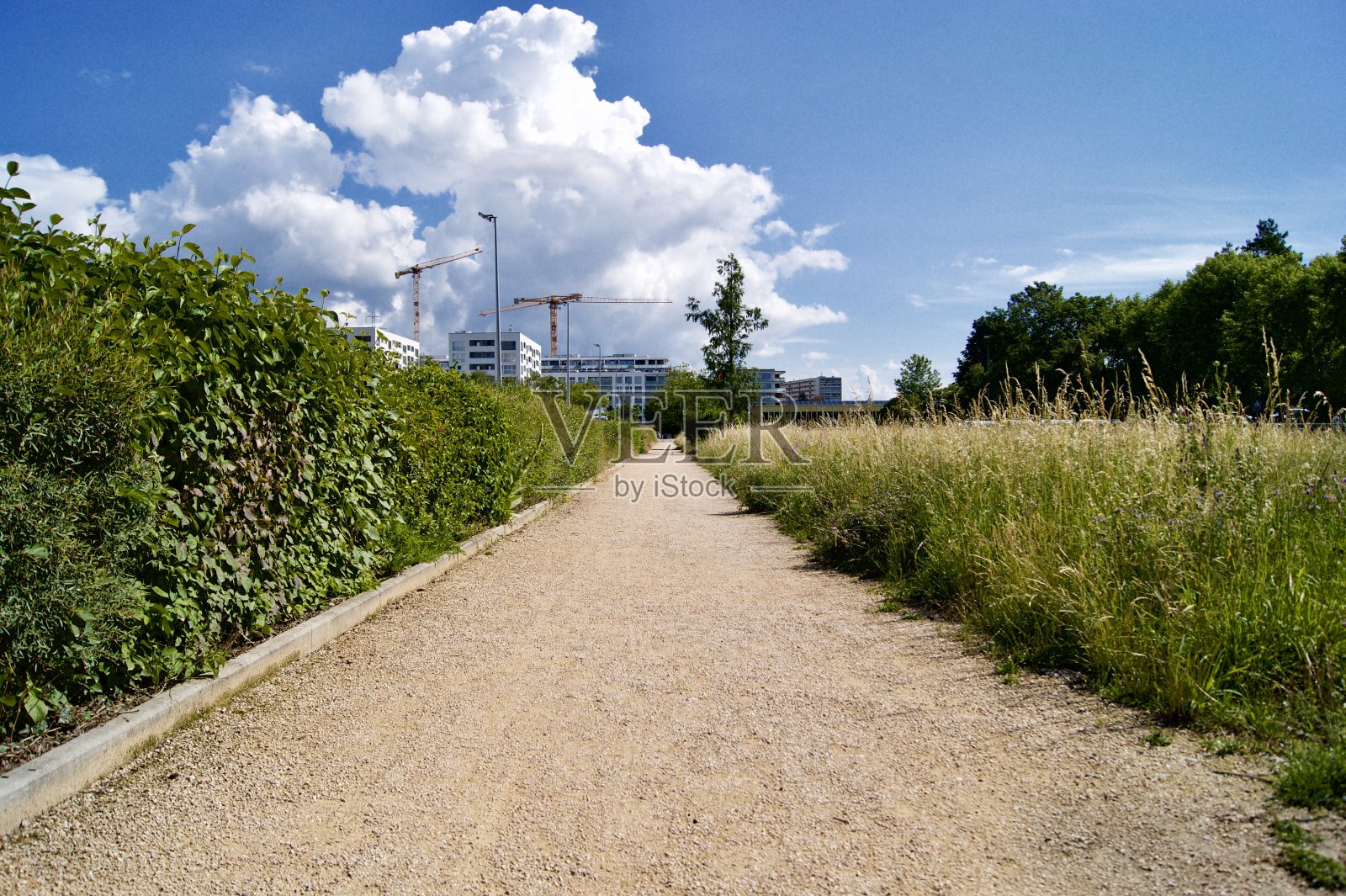 思绪在空旷的路上消失照片摄影图片