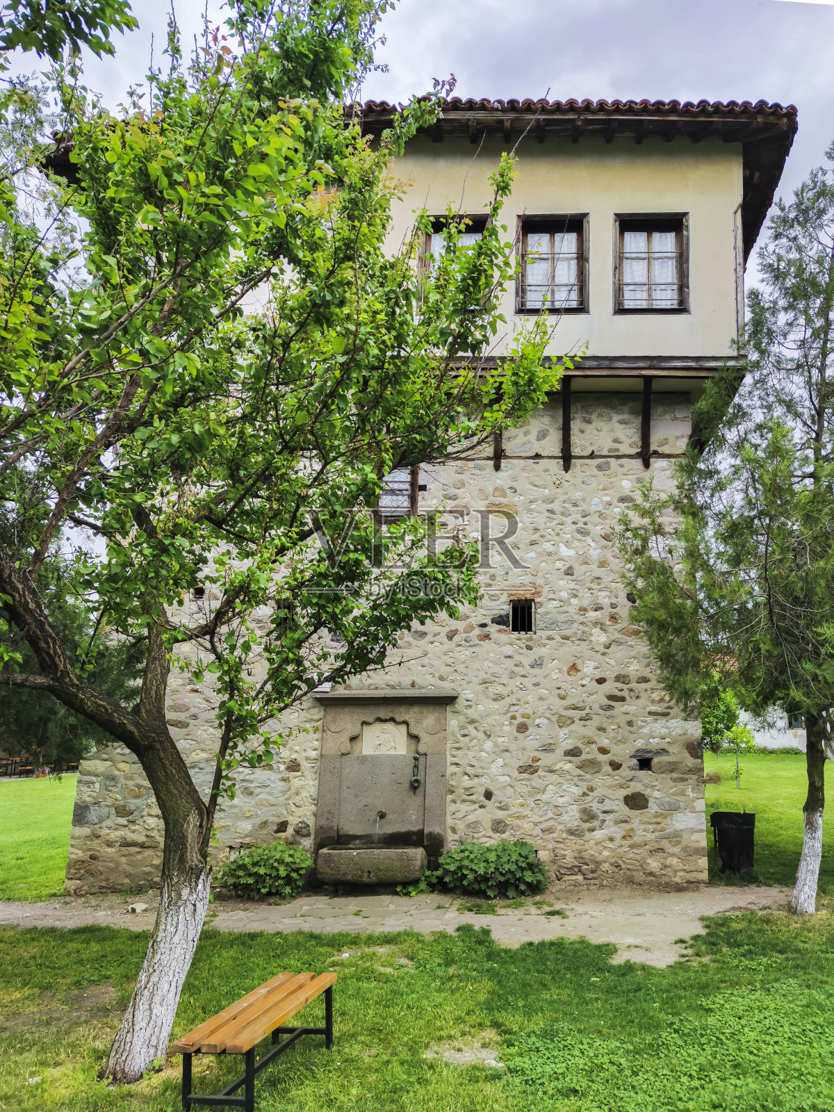 阿拉波沃修道院，献给圣内德利亚，保加利亚照片摄影图片