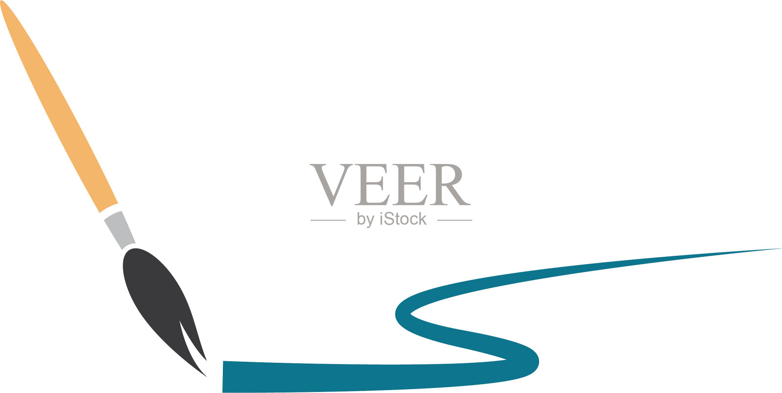 画笔的象征设计元素图片