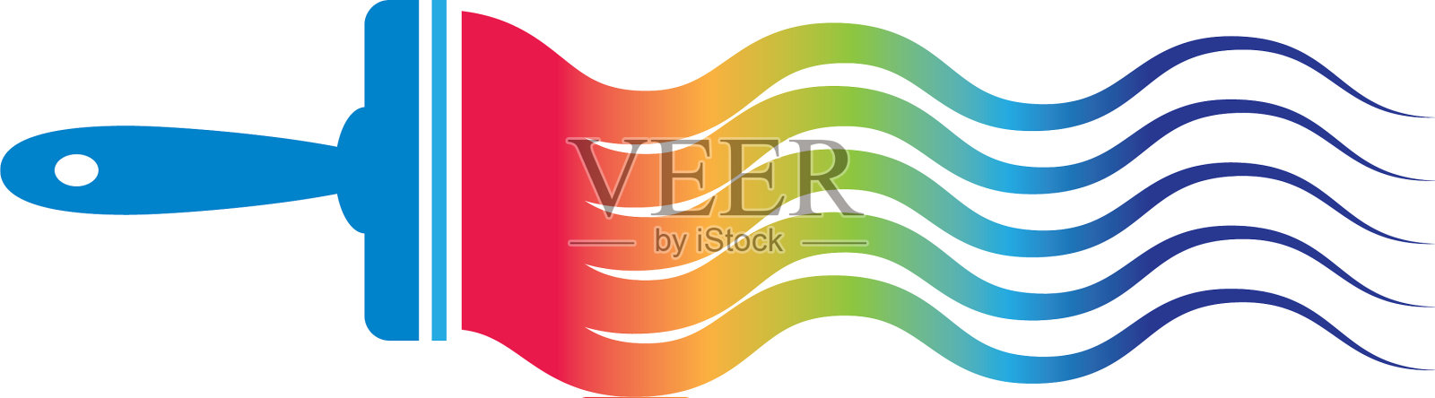 画笔的象征设计元素图片