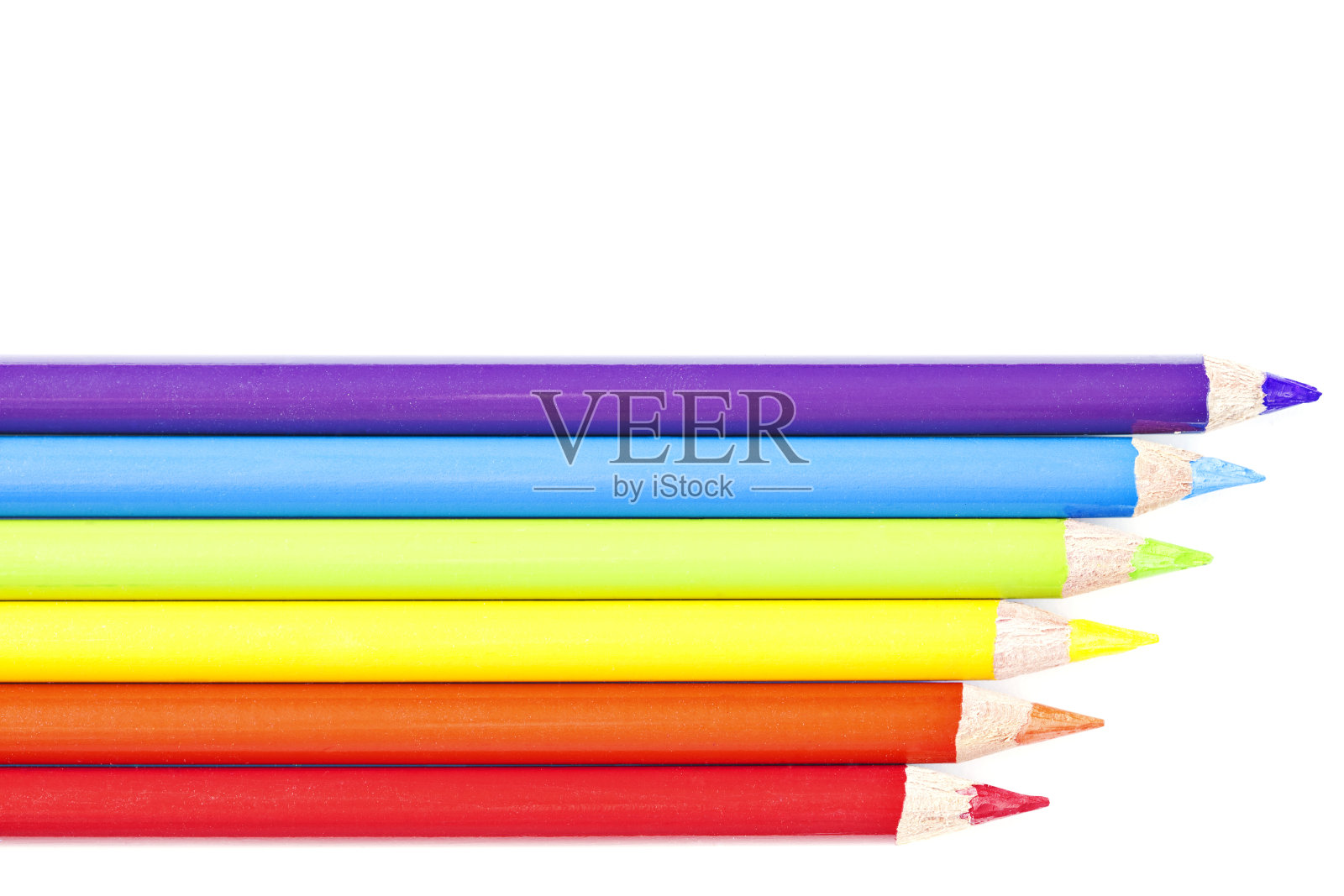 彩色彩虹笔照片摄影图片