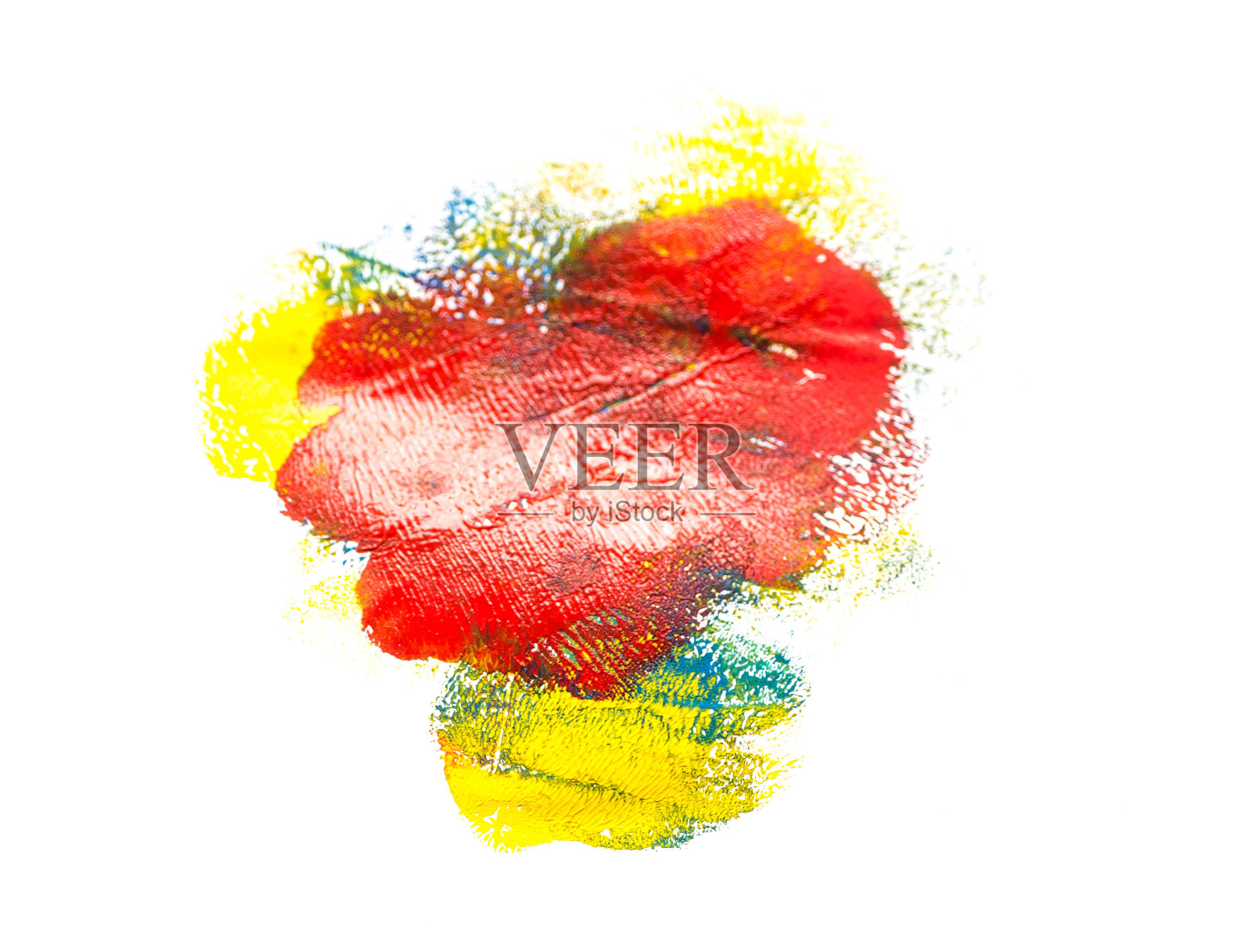 红色和黄色爆炸照片摄影图片