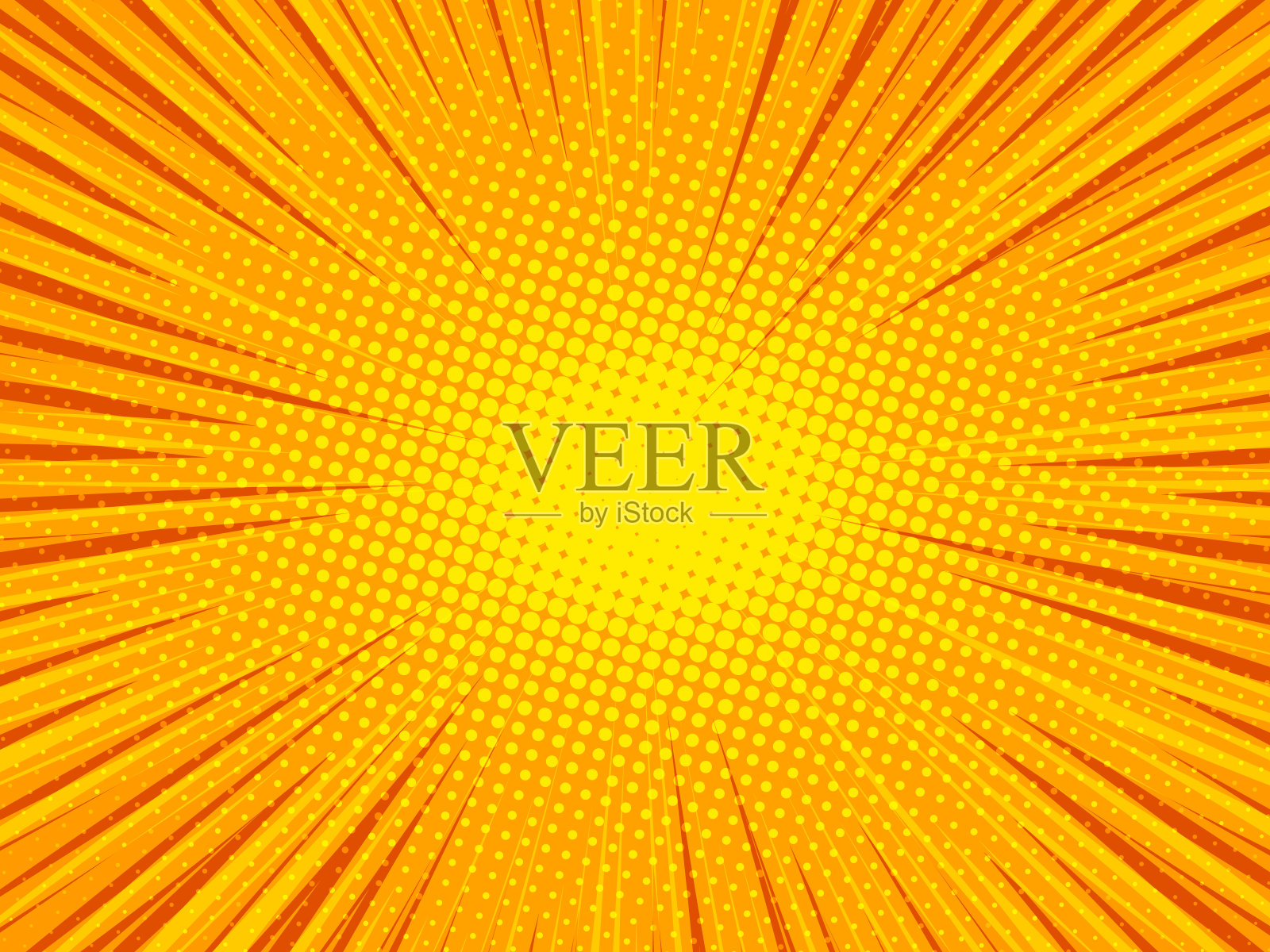 漫画风格的背景。半色调印刷纹理。股票矢量图插画图片素材