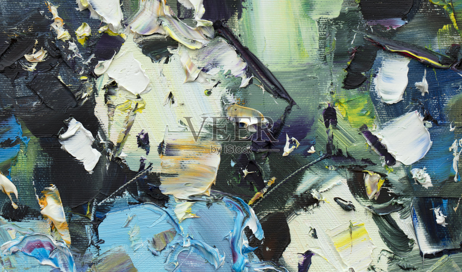 抽象，油画，简单的艺术插画图片素材