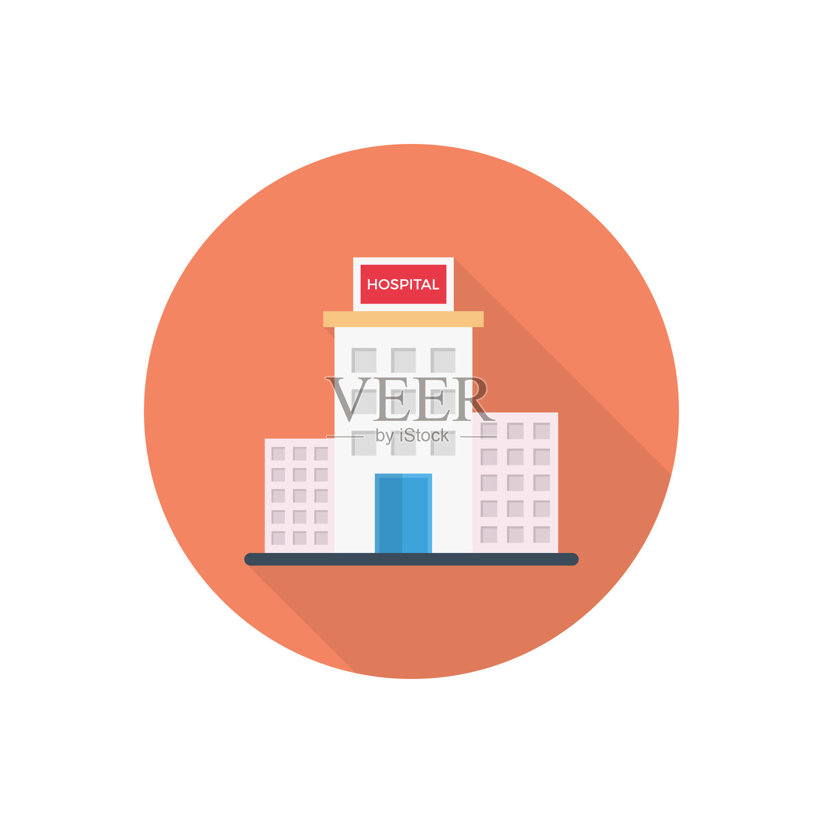 诊所插画图片素材